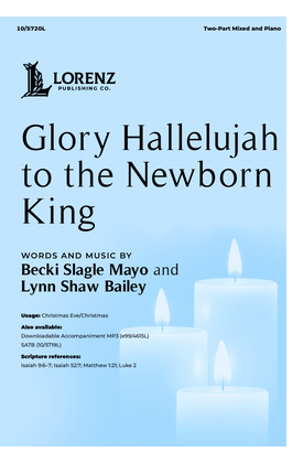 Book cover for Glory Hallelujah To the Newborn King