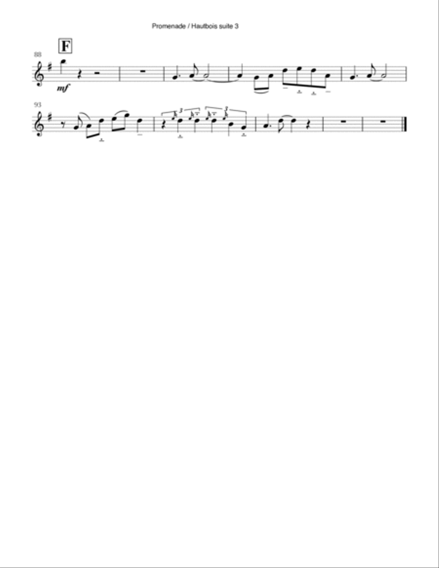 Promenade Promenade Woodwind Quintet scores gallery preview page 3