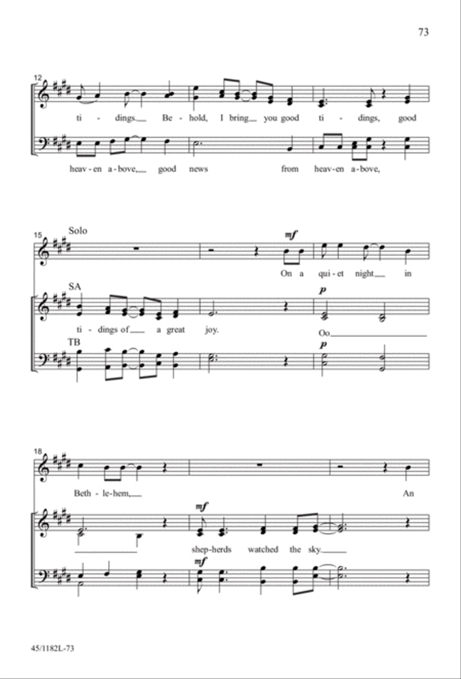 All Around A Cappella 4-Part scores gallery preview page 53