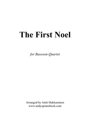Book cover for The First Noel - Bassoon Quartet