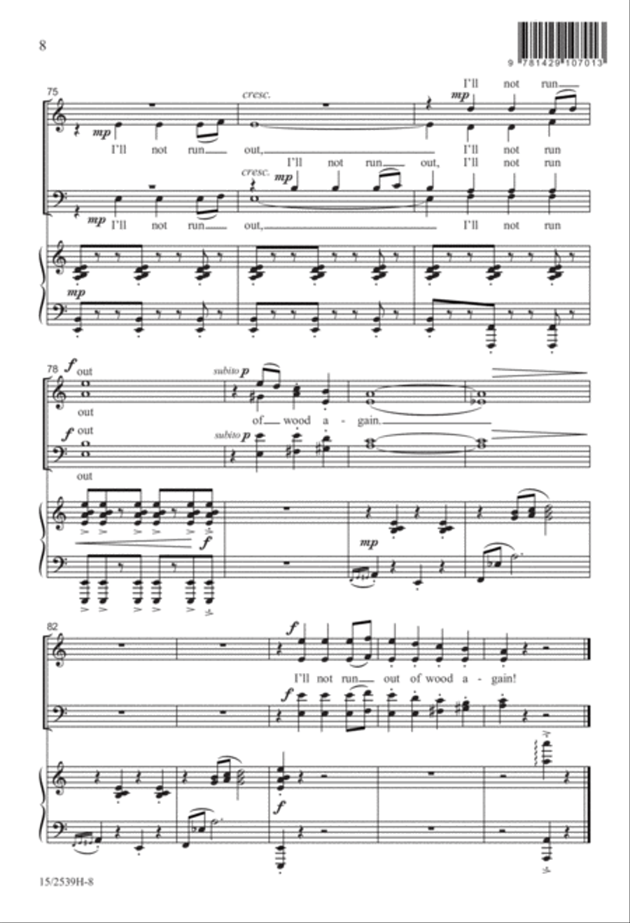 Into the Night Into the Night 4-Part scores gallery preview page 8