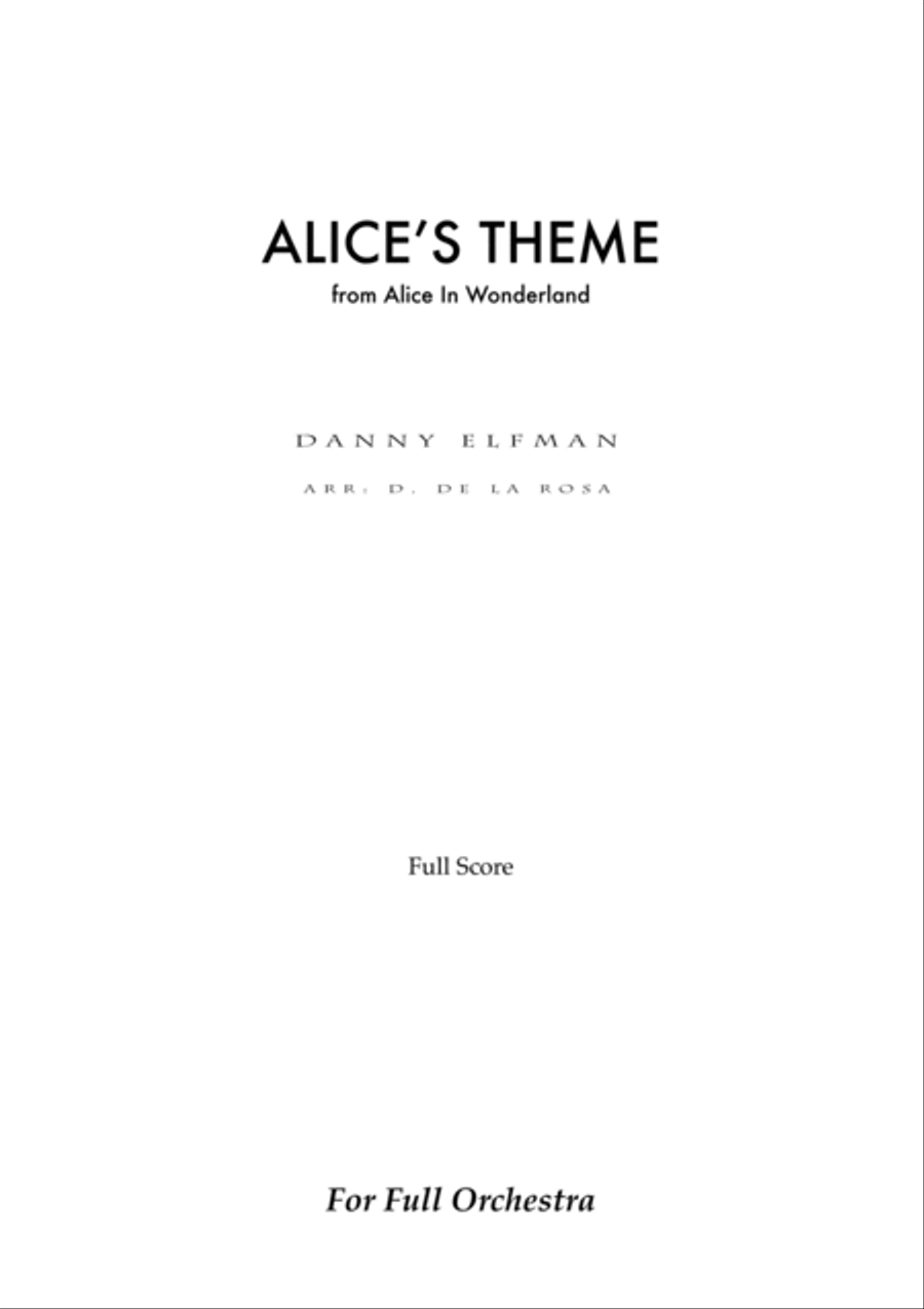 Alice's Theme