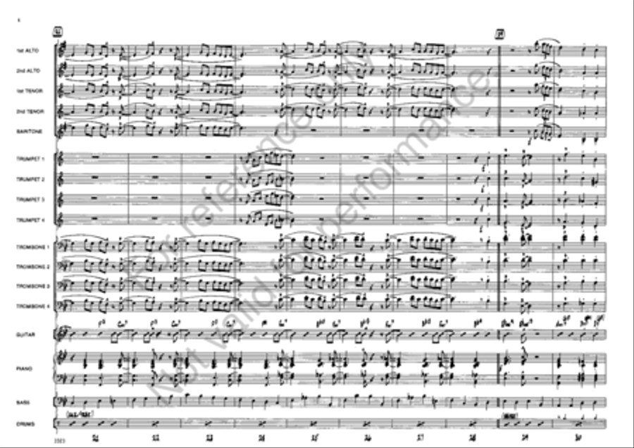 The Cruise Director The Cruise Director Jazz Ensemble scores gallery preview page 4
