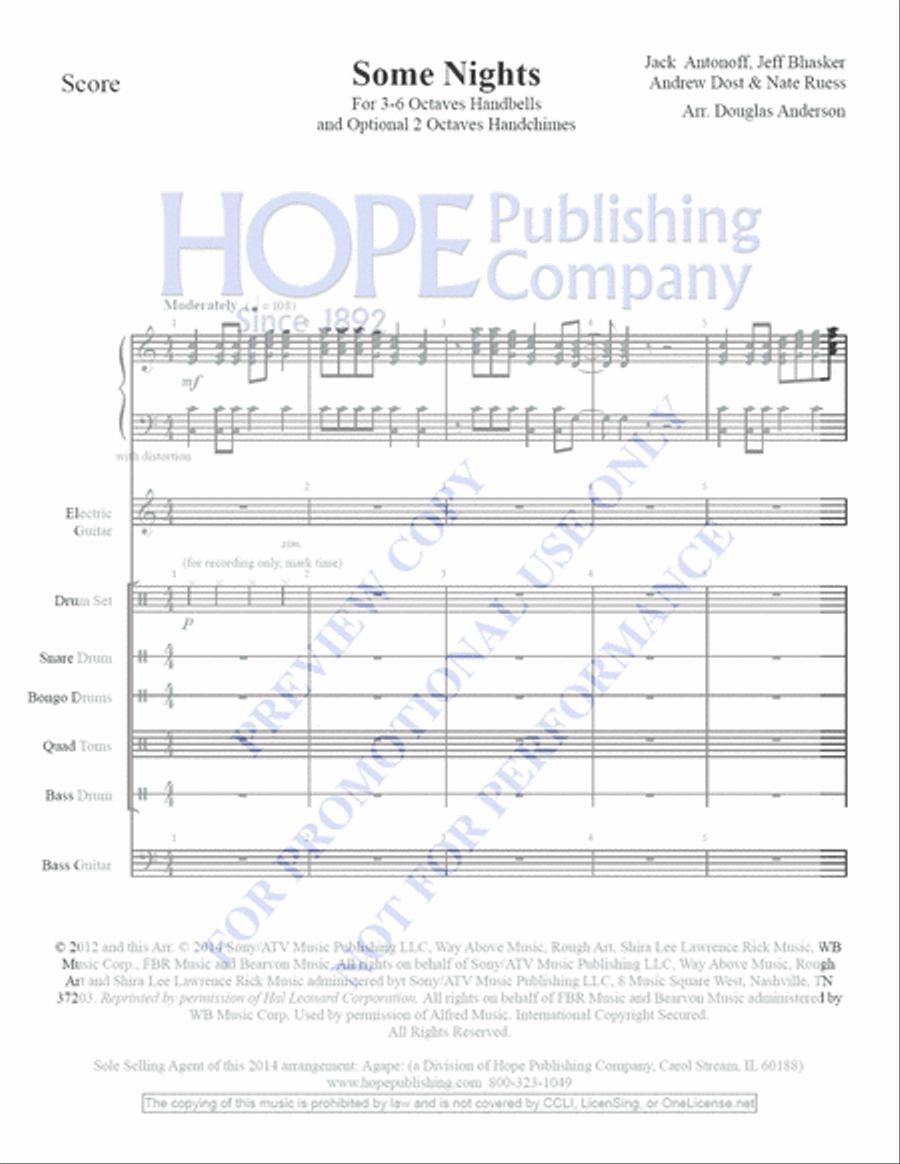 Some Nights Some Nights 5-Octaves scores gallery preview page 3