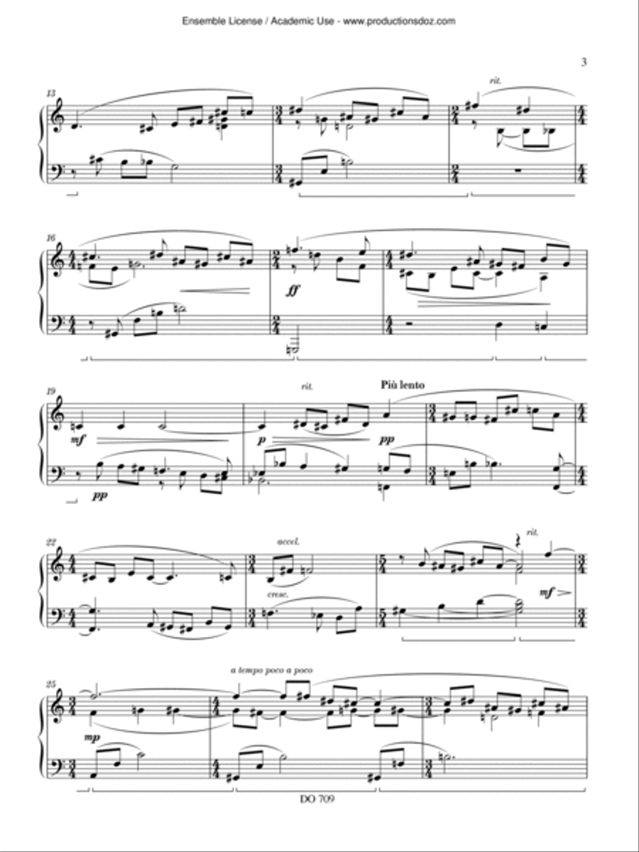 Six pièces pittoresques Piano Solo scores gallery preview page 3