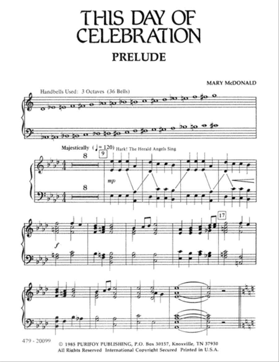 This Day of Celebration - HB Part Choir scores gallery preview page 1