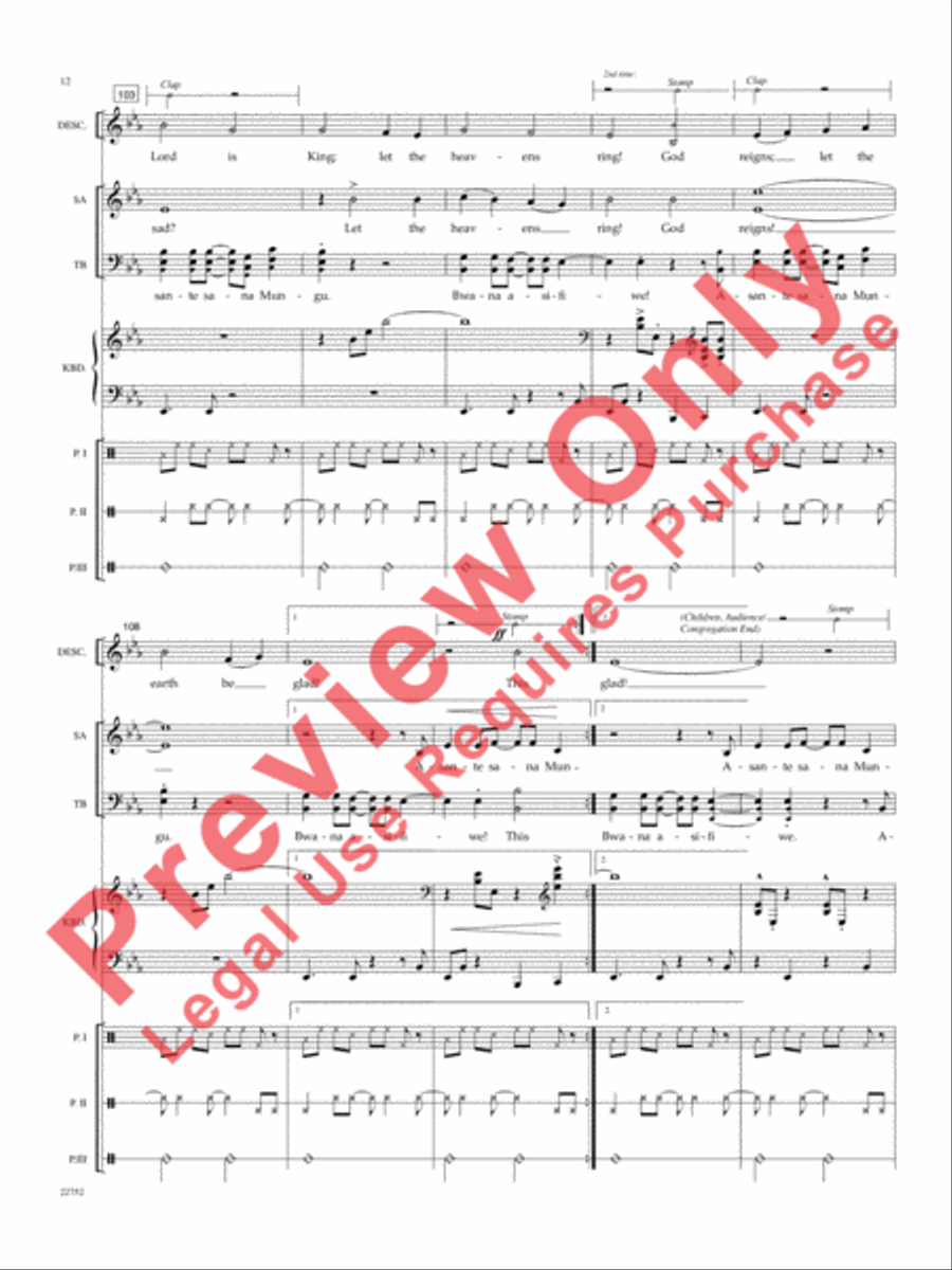 My Maker's World Choir scores gallery preview page 13