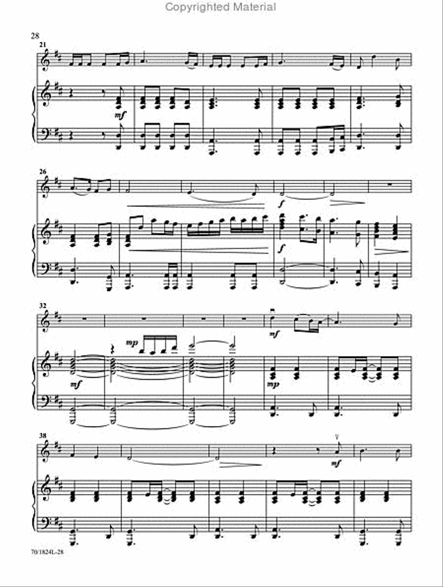 Love Came Down at Christmas Violin Solo scores gallery preview page 7
