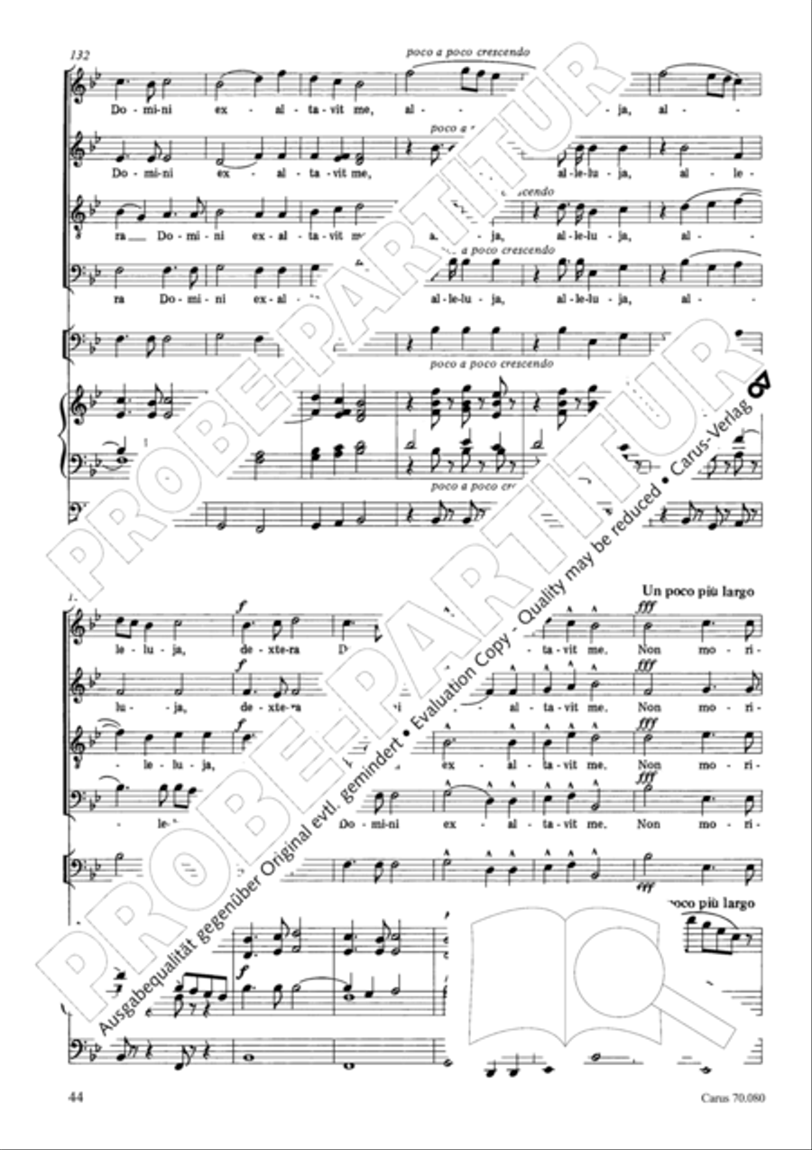 Five Short Sacred Compositions (Funf kleinere Kirchenwerke) Score scores gallery preview page 58