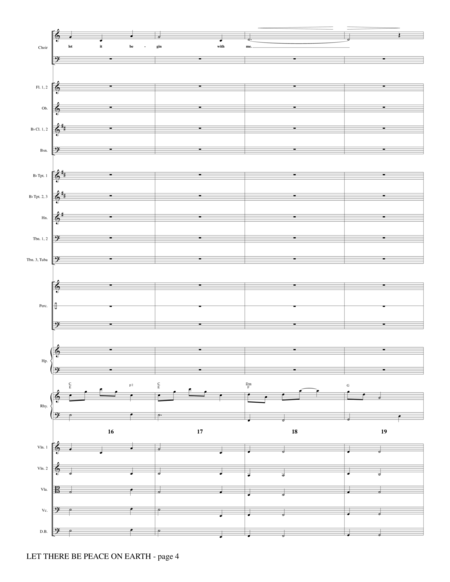 Let There Be Peace On Earth - Full Score