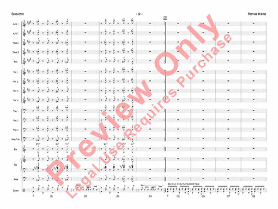 Brother Mister Jazz Ensemble scores gallery preview page 19