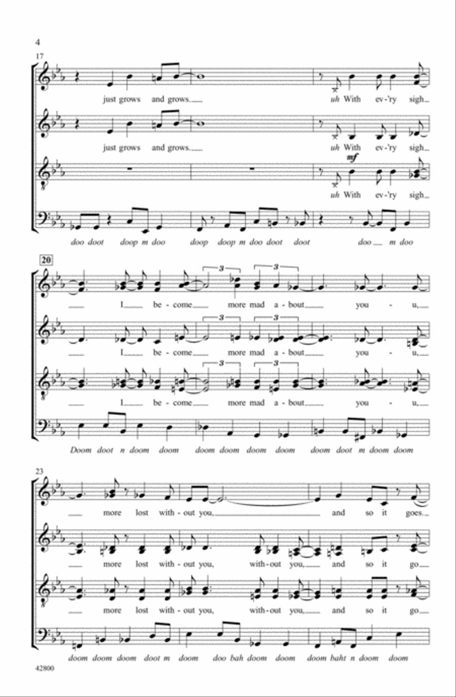 More I See You, The A Cappella scores gallery preview page 3