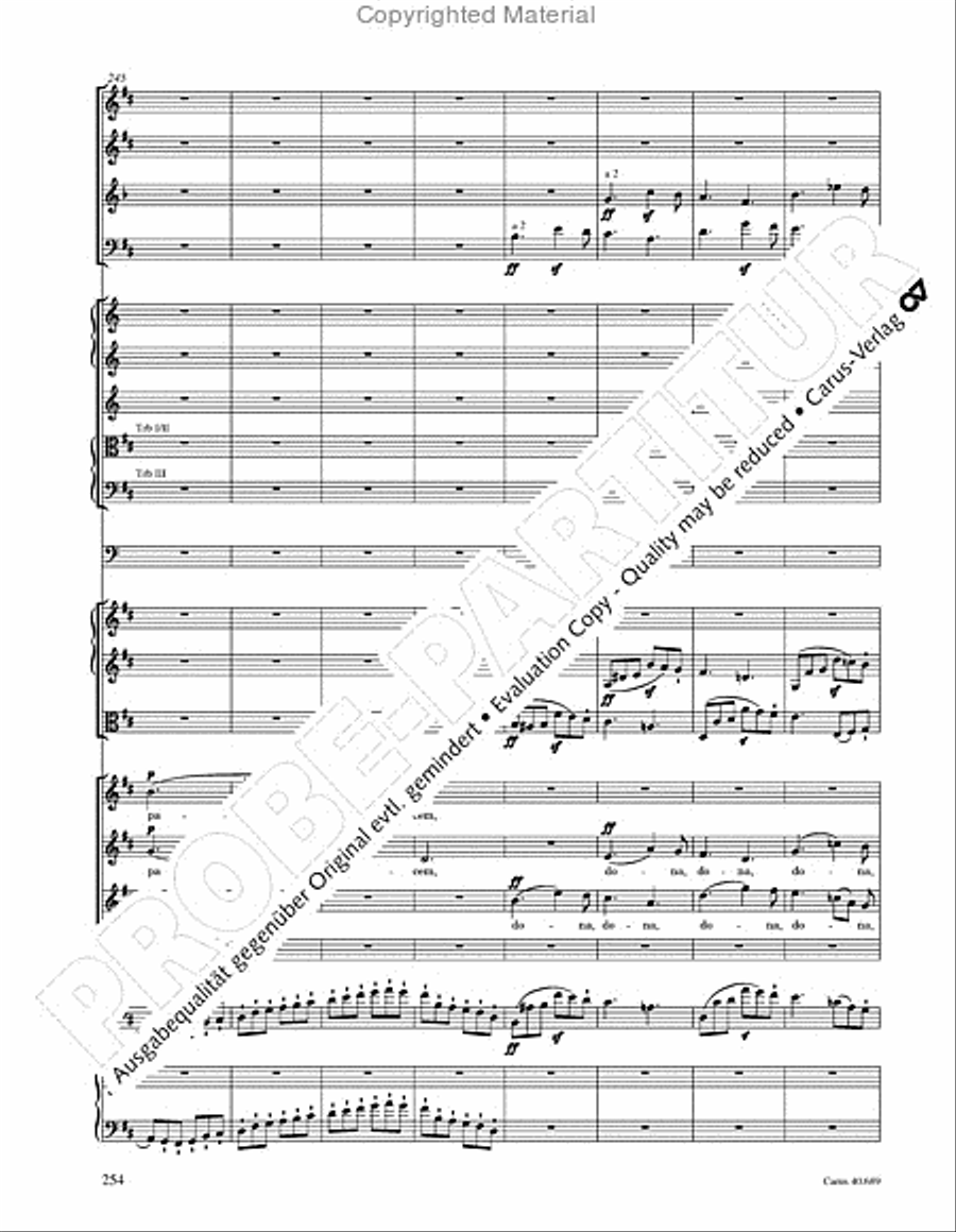 Missa solemnis Missa solemnis 4-Part scores gallery preview page 270