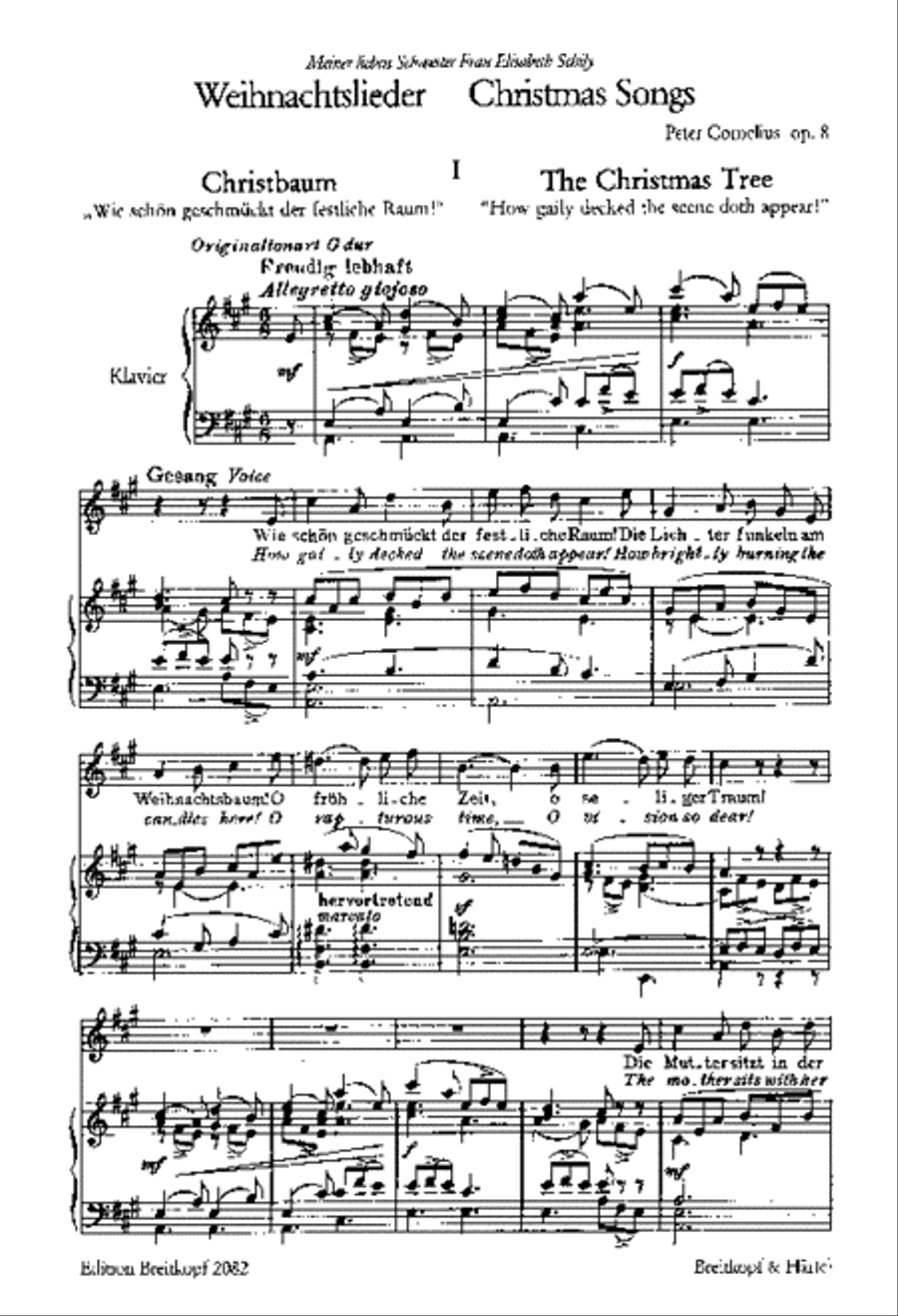 Christmas Songs Op. 8 Voice Solo scores gallery preview page 2