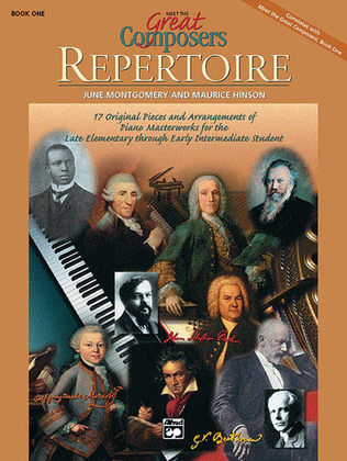 Book cover for Meet the Great Composers -- Repertoire, Book 1