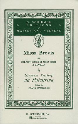 Book cover for Missa Brevis in F
