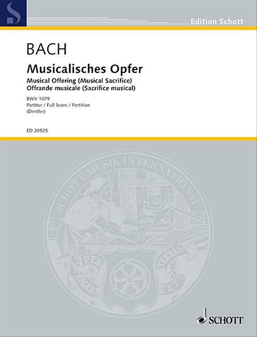 Musical Offering (Musical Sacrifice), BWV 1079 Chamber Orchestra scores gallery preview page 1