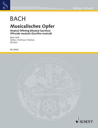 Musical Offering (Musical Sacrifice), BWV 1079