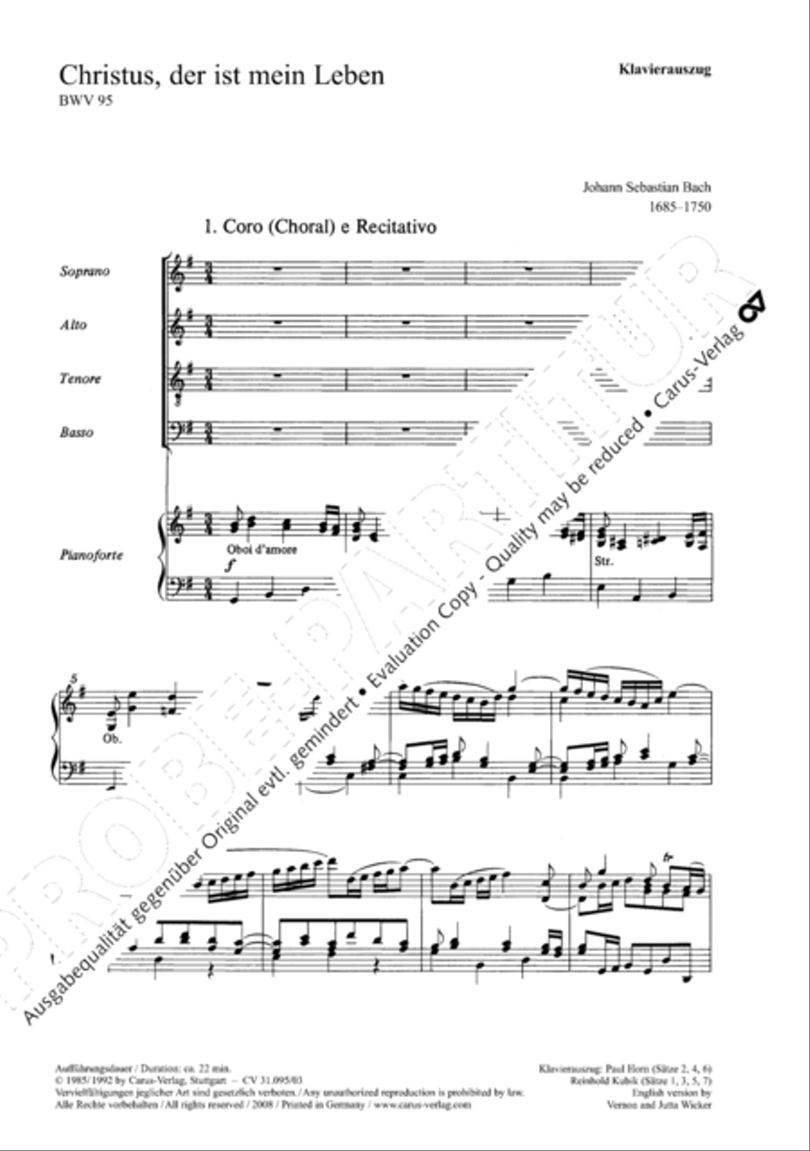 For me to live is Jesus (Christus, der ist mein Leben) STB scores gallery preview page 4