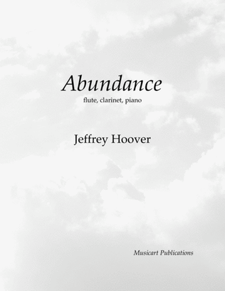 Abundance (flute, clarinet, piano)