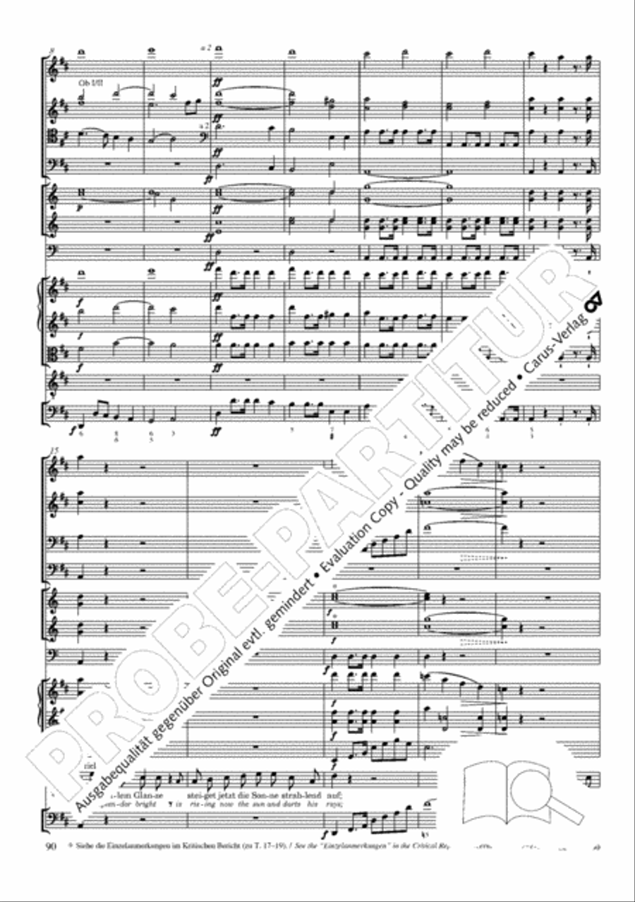 The Creation (Die Schopfung) 4-Part scores gallery preview page 110