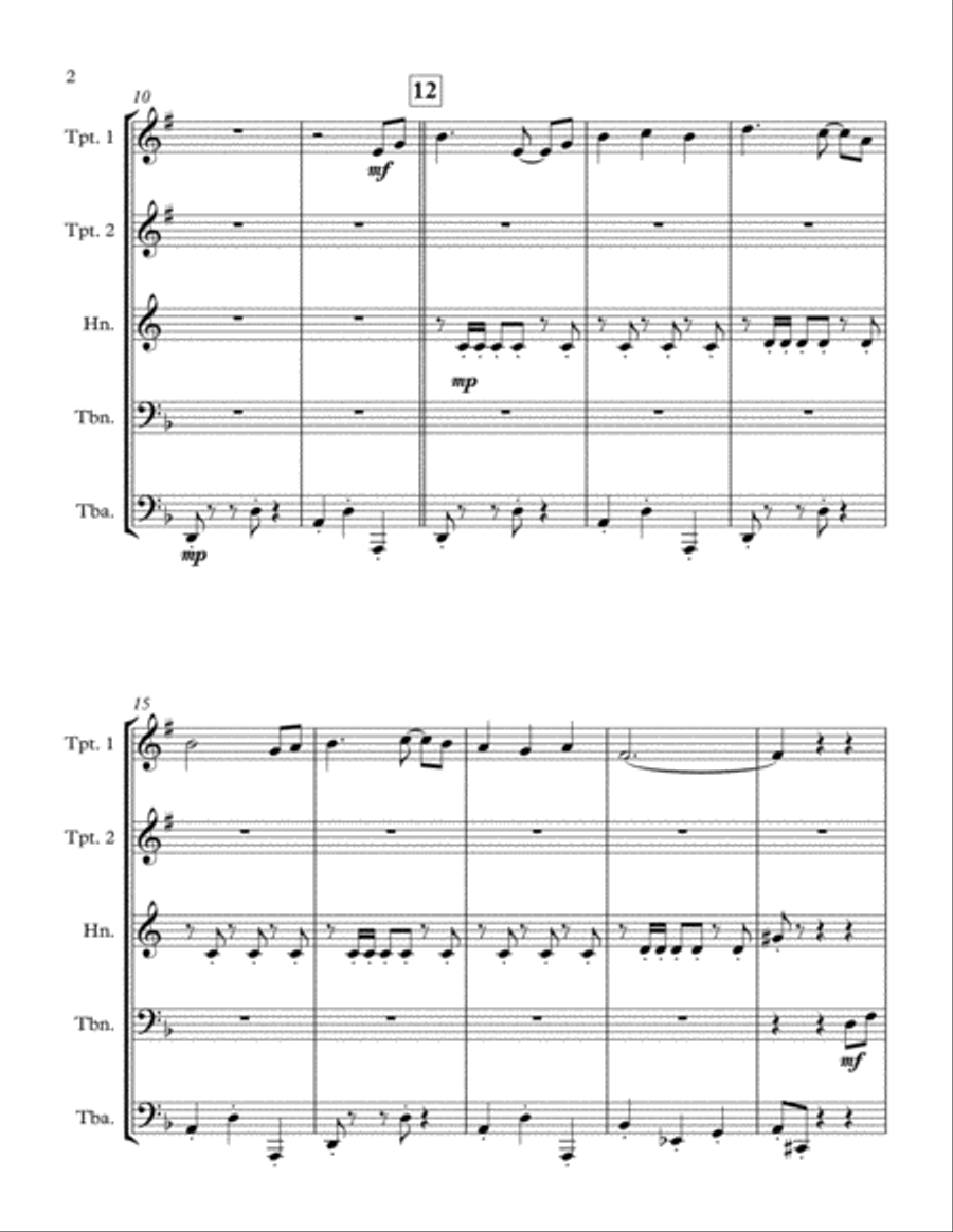 Man Of La Mancha (reprise) School and Community scores gallery preview page 2