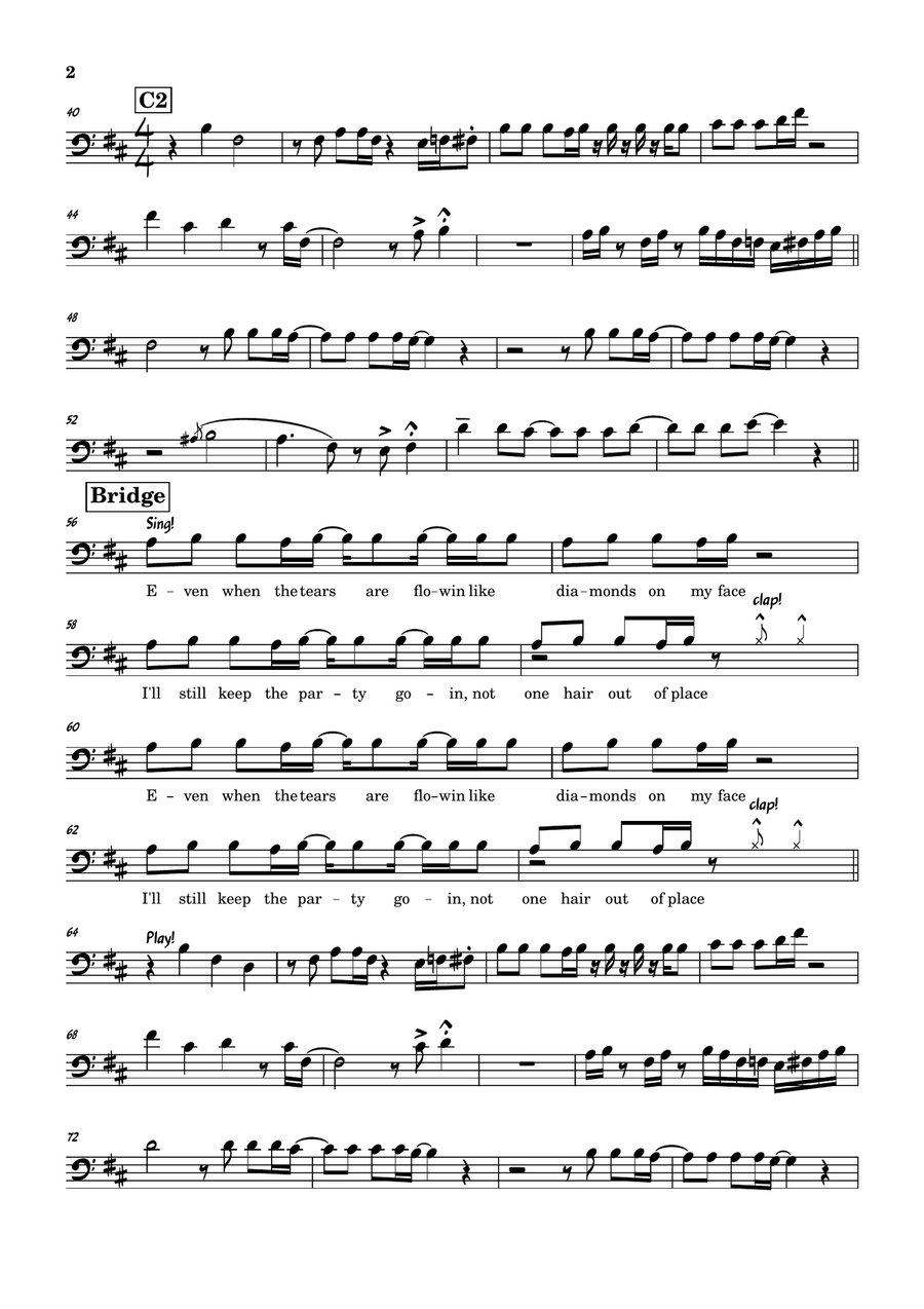 Dance The Night Voice scores gallery preview page 2