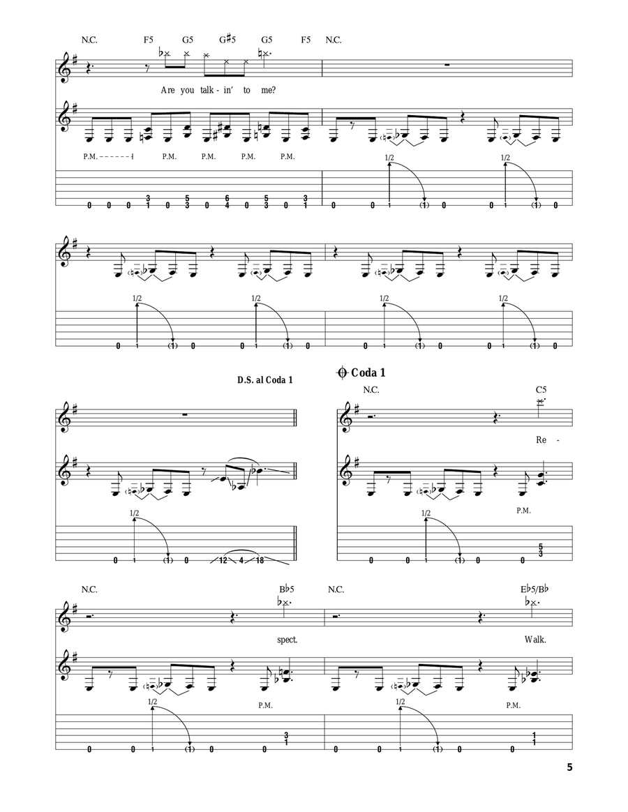 Walk Walk Acoustic Guitar scores gallery preview page 5