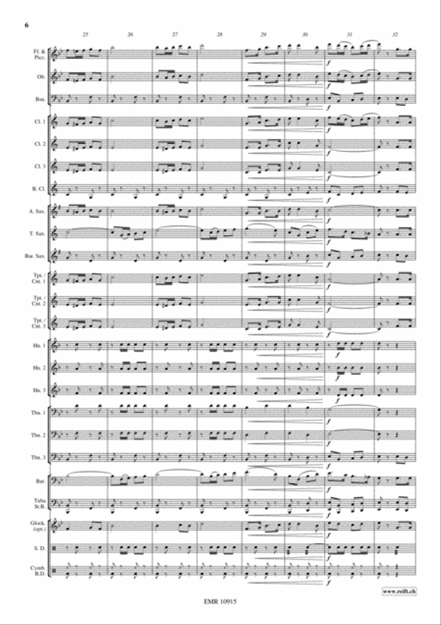 Caprice Caprice Concert Band scores gallery preview page 7