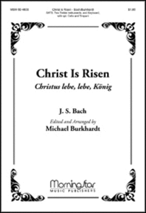 Christ Is Risen/Christus lebe, lebe, König (Choral Score)