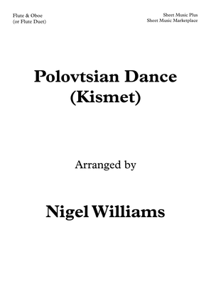 Book cover for Polovtsian Dance, Duet for Flute and Oboe (or two flutes)