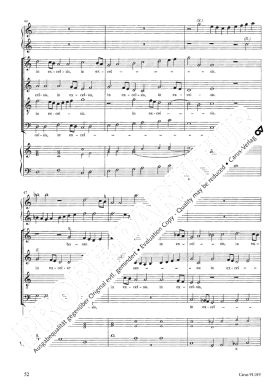 Non sine quare 4-Part scores gallery preview page 55