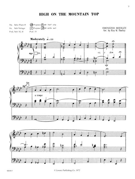 Easy Organ Transcriptions of Four Favorite Mormon Hymns, No. 3