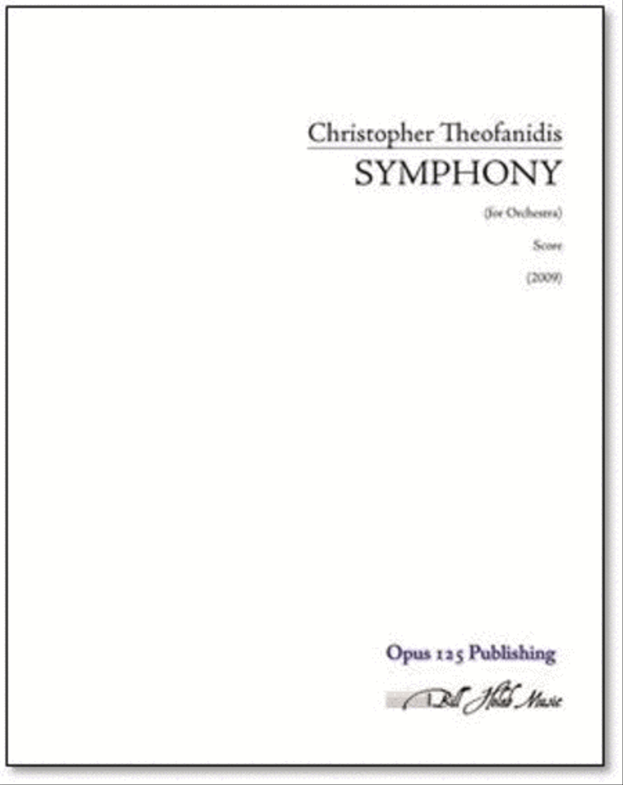 Symphony (study score) Orchestra scores gallery preview page 1
