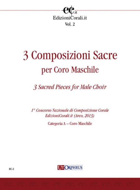 3 Sacred Pieces for Male Choir (1st National Choral Composition Competition EdizioniCorali.it