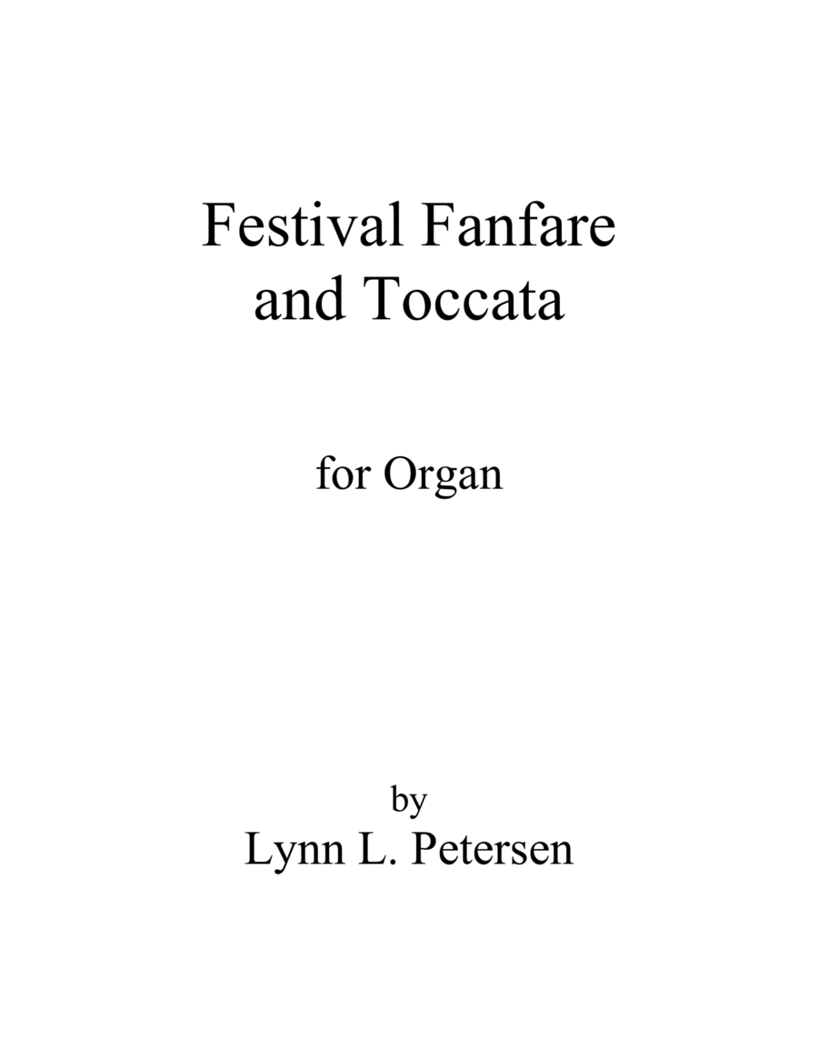 Festival Fanfare and Toccata image number null
