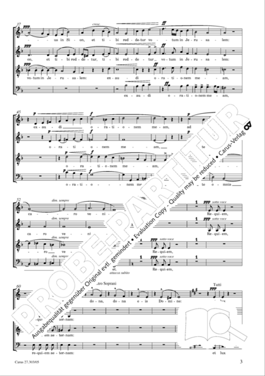 Messa da Requiem 4-Part scores gallery preview page 4