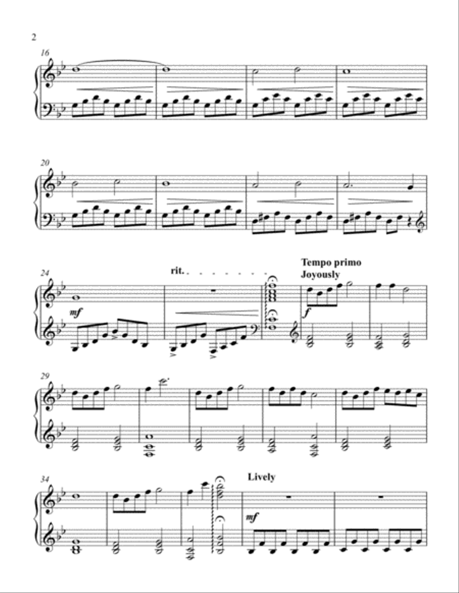 THE PATH WE CHOOSE--A Gift of Choice Piano Solo scores gallery preview page 2