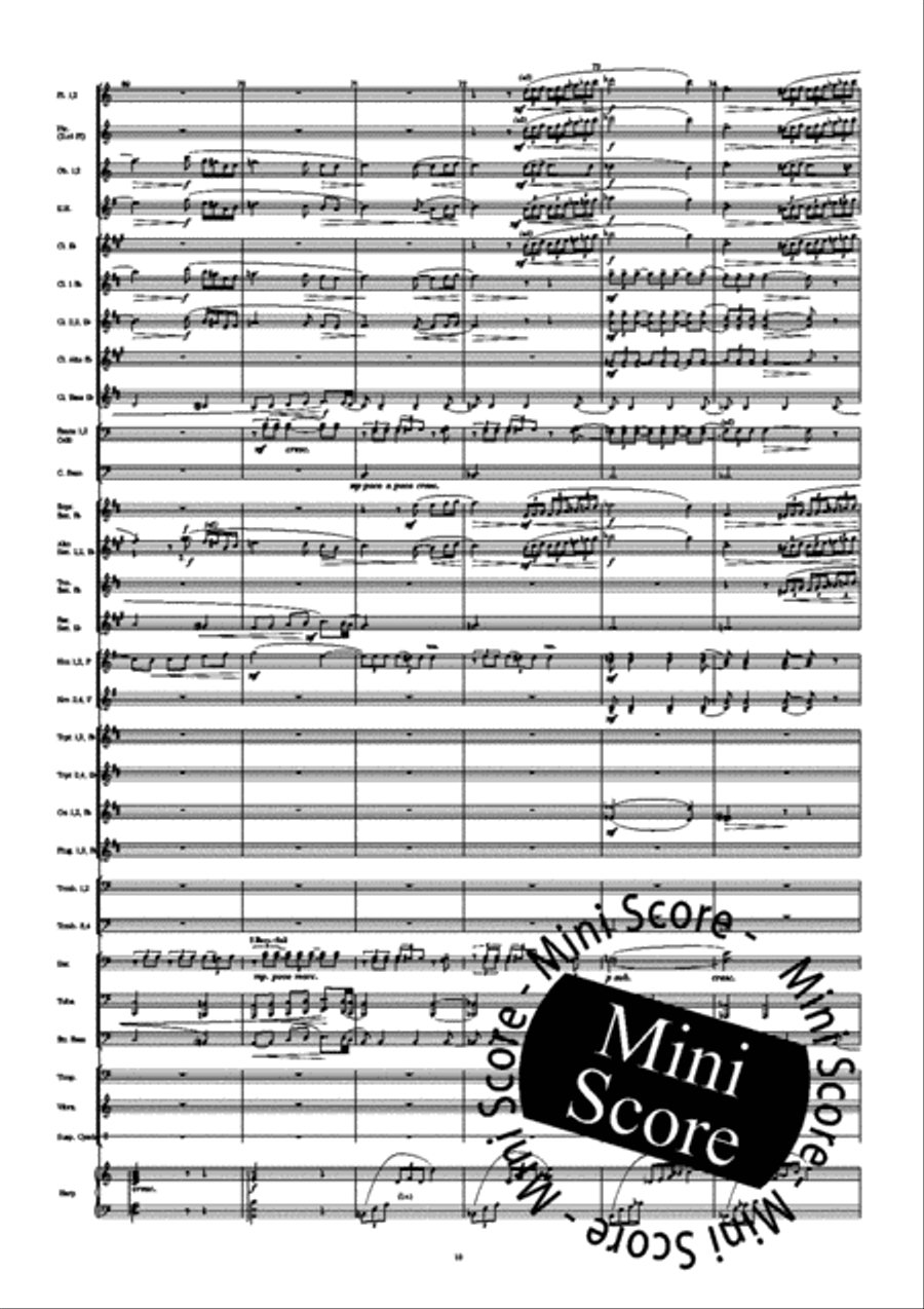 Fourth Symphony Concert Band scores gallery preview page 18