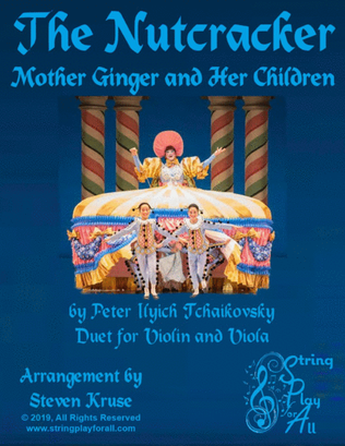 Book cover for Mother Ginger and Her Children from "The Nutcracker" for Violin and Viola