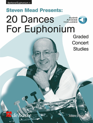 Book cover for Steven Mead Presents: 20 Dances for Euphonium (BC)