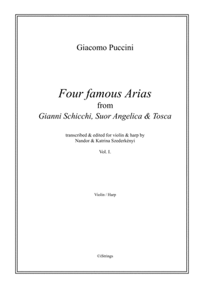 Four Famous Puccini Arias for violin & harp vol. 1