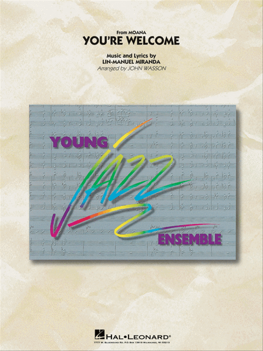 You're Welcome (from Moana) Jazz Ensemble scores gallery preview page 1