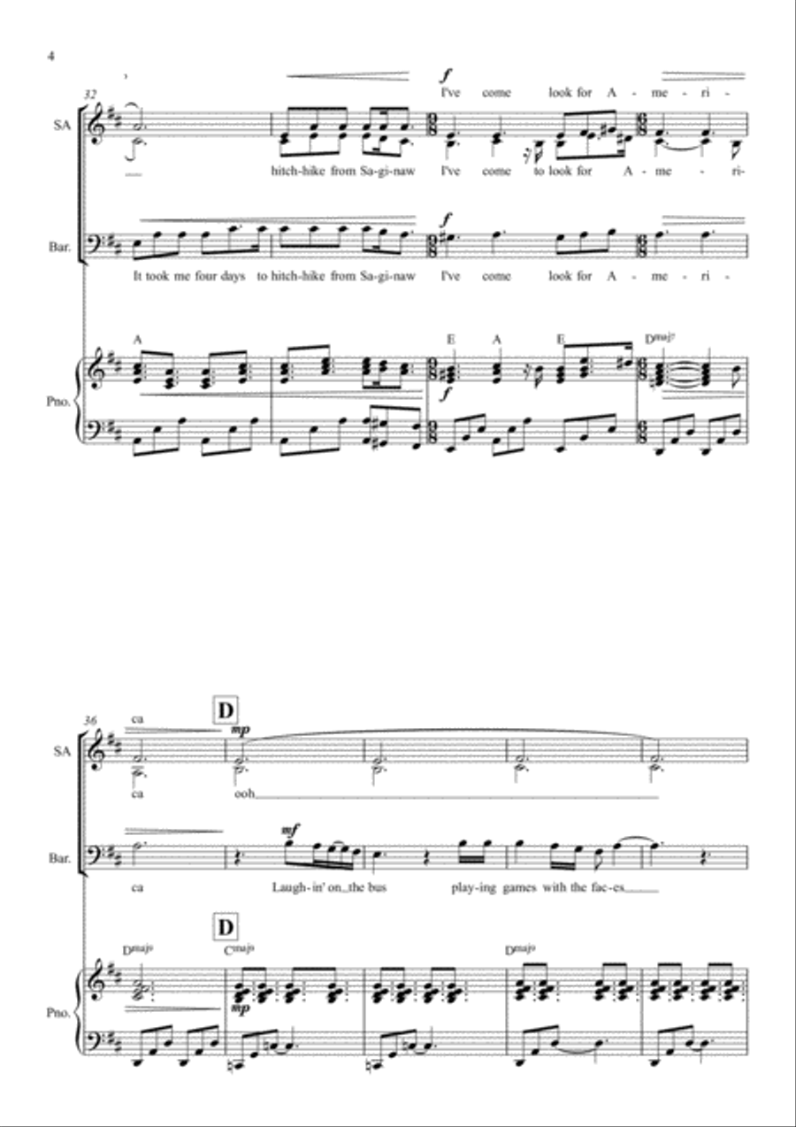 America 3-Part scores gallery preview page 4