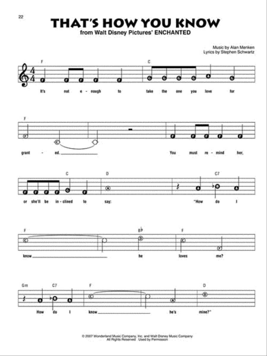 Songs from Frozen, Tangled and Enchanted – Recorder Fun! Recorder scores gallery preview page 4