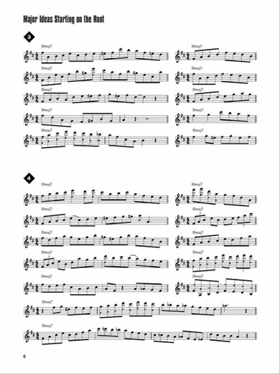 Bebop Licks for B-Flat Instruments B-Flat Instrument scores gallery preview page 7