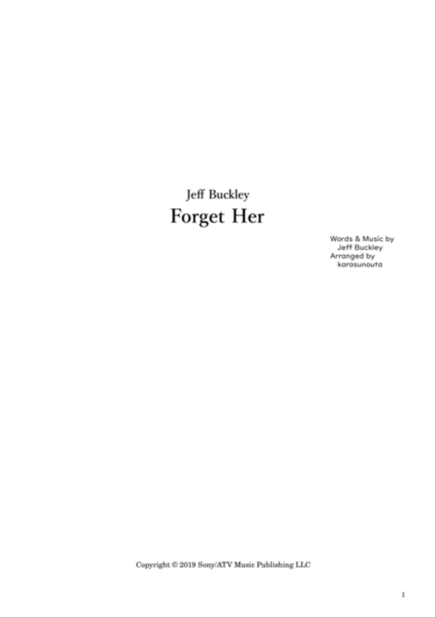 Forget Her Voice scores gallery preview page 2