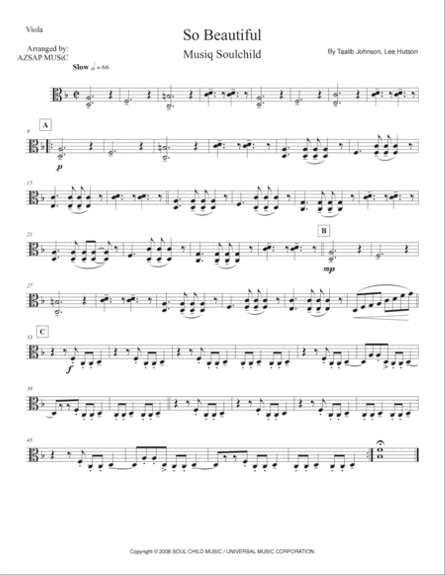 Sobeautiful String Quartet scores gallery preview page 3