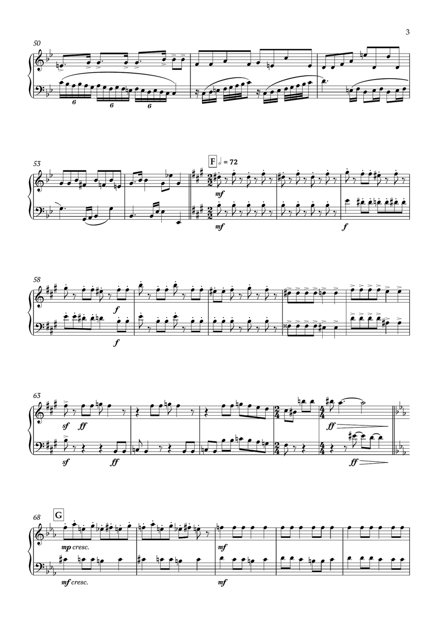 Bohemian Rhapsody Easy Piano scores gallery preview page 4