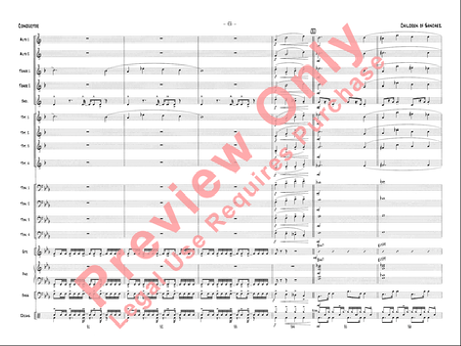 Children of Sanchez Jazz Ensemble scores gallery preview page 9